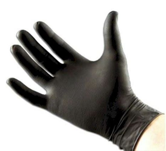 Afbeeldingen van Nitrille handschoenen zwart