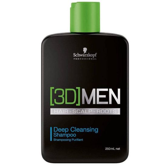 Afbeeldingen van Schwarzkopf 3D MEN Deep Cleansing Shampoo