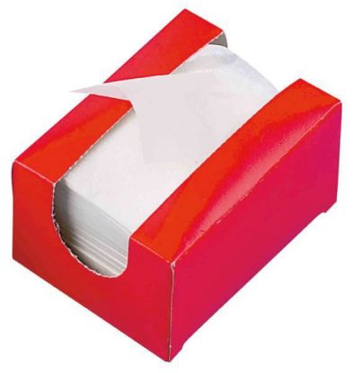 Afbeeldingen van Puntpapier rood doosje - 1000 vel