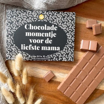 Afbeeldingen van Big Gift Chocolade Tablet voor de liefste mama