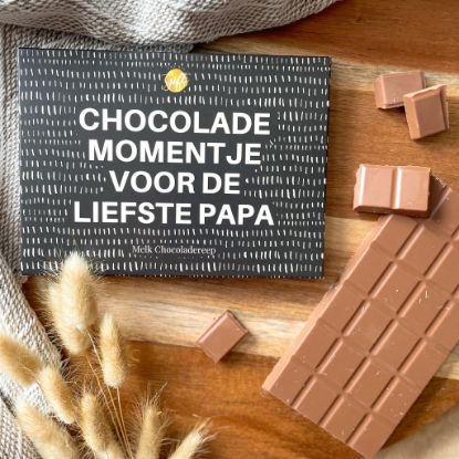Afbeeldingen van Big Gift Chocolade Tablet voor de liefste papa