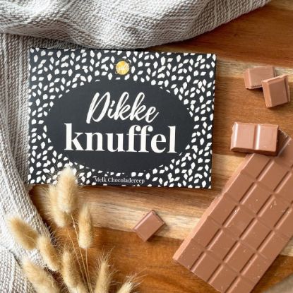 Afbeeldingen van Big Gift Chocolade Tablet dikke knuffel