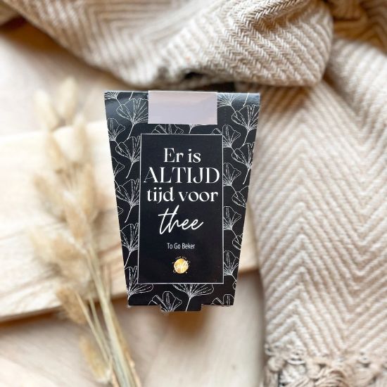 Afbeeldingen van Big Gift To Go Beker er is altijd tijd voor thee